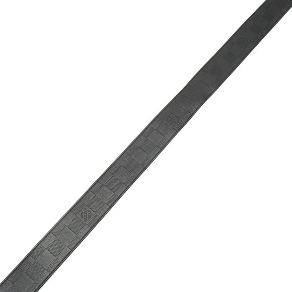 LOUIS VUITTON Louis Vuitton 95cm Black M9150 Men's Leather Belt - Picture 8 of 13